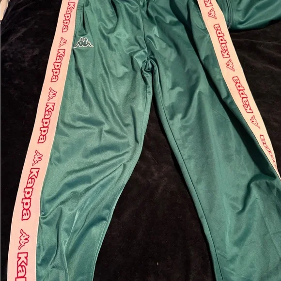 Kappa Men's Teal and Pink Track Jacket - Picture 3 of 4